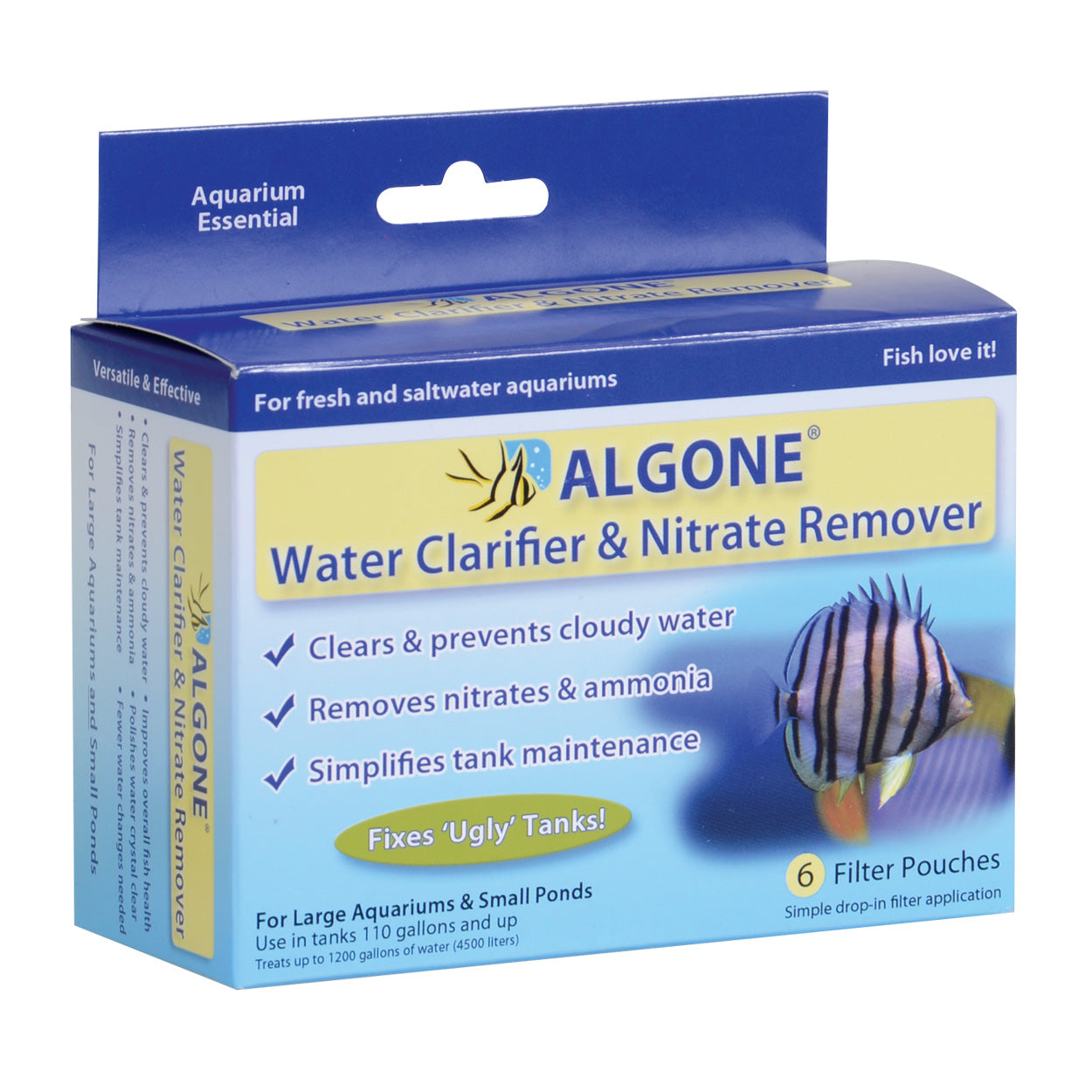 Clarificateur d'eau et éliminateur de nitrates Algone - Pack de 6