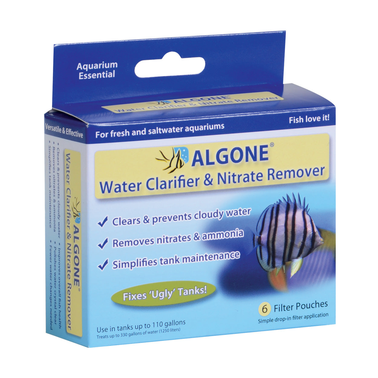 Clarificateur d'eau et éliminateur de nitrates Algone - Pack de 6