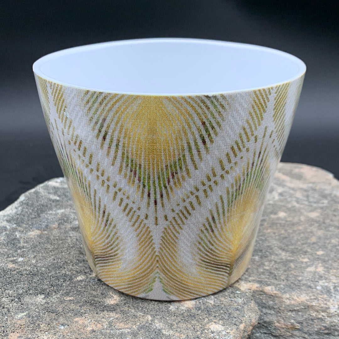 Pot imprimé paon Scheurich