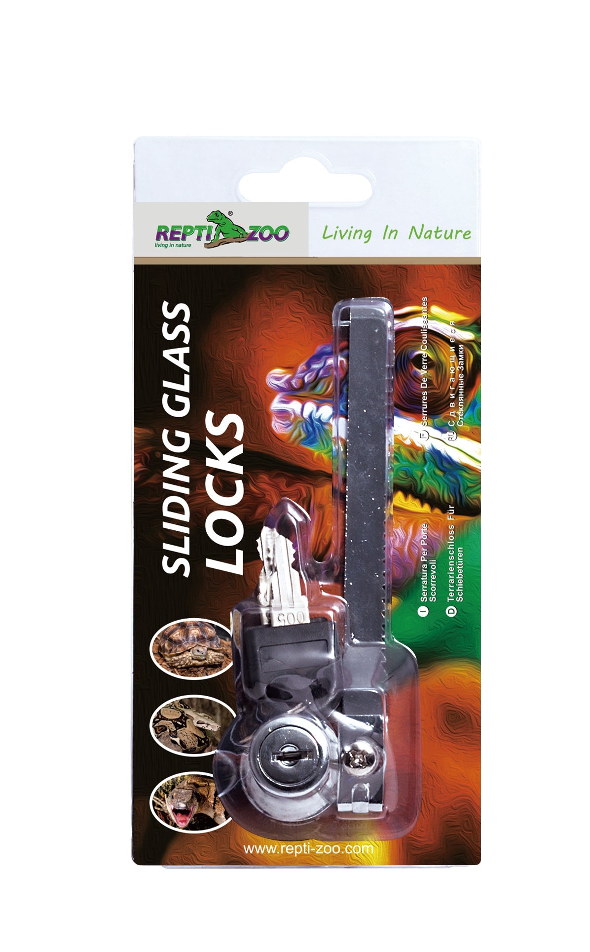 ReptiZoo Sliding Glass lock