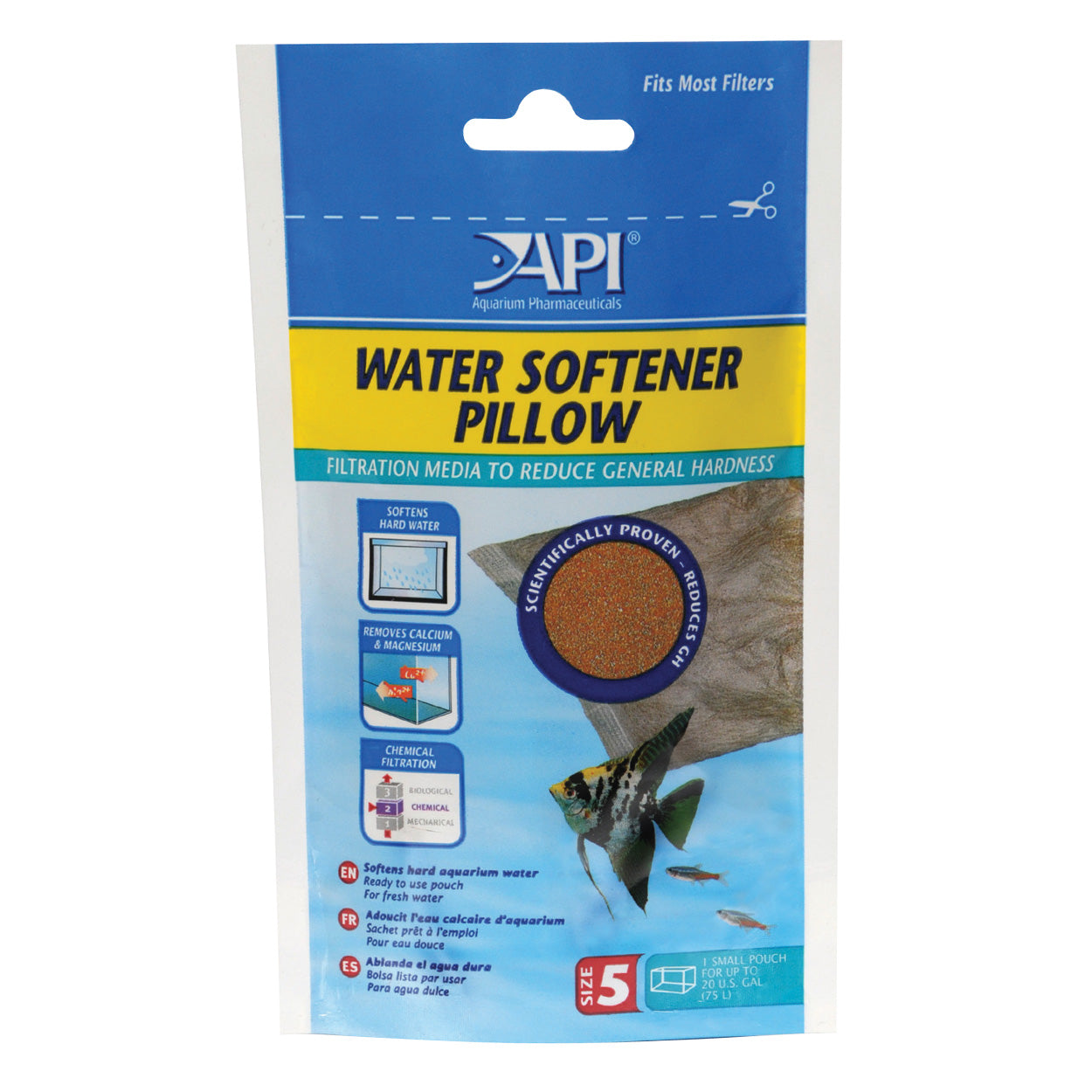 Aquarium store water softener