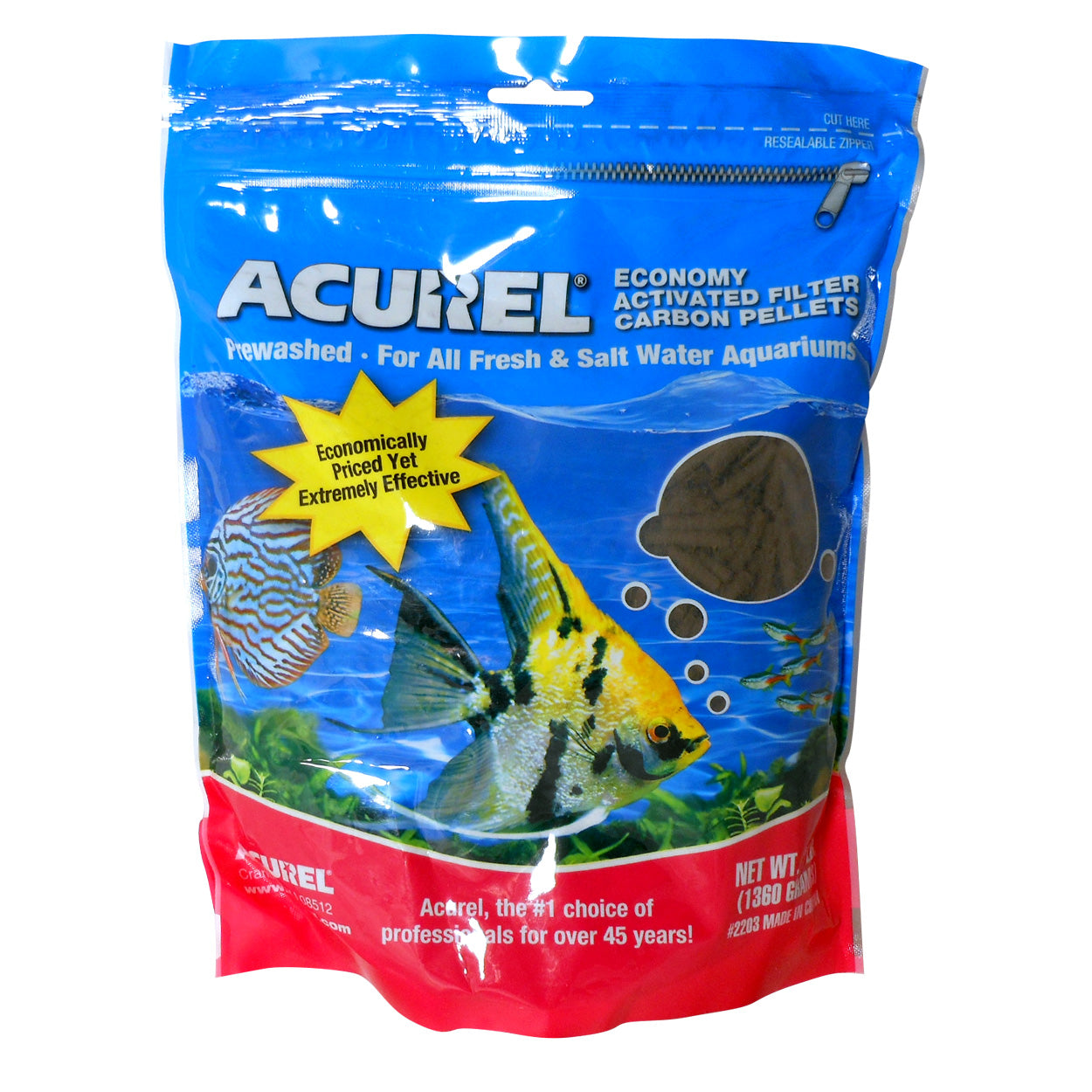 Granulés de charbon actif pour filtre économique Acurel (produit sur commande spéciale)