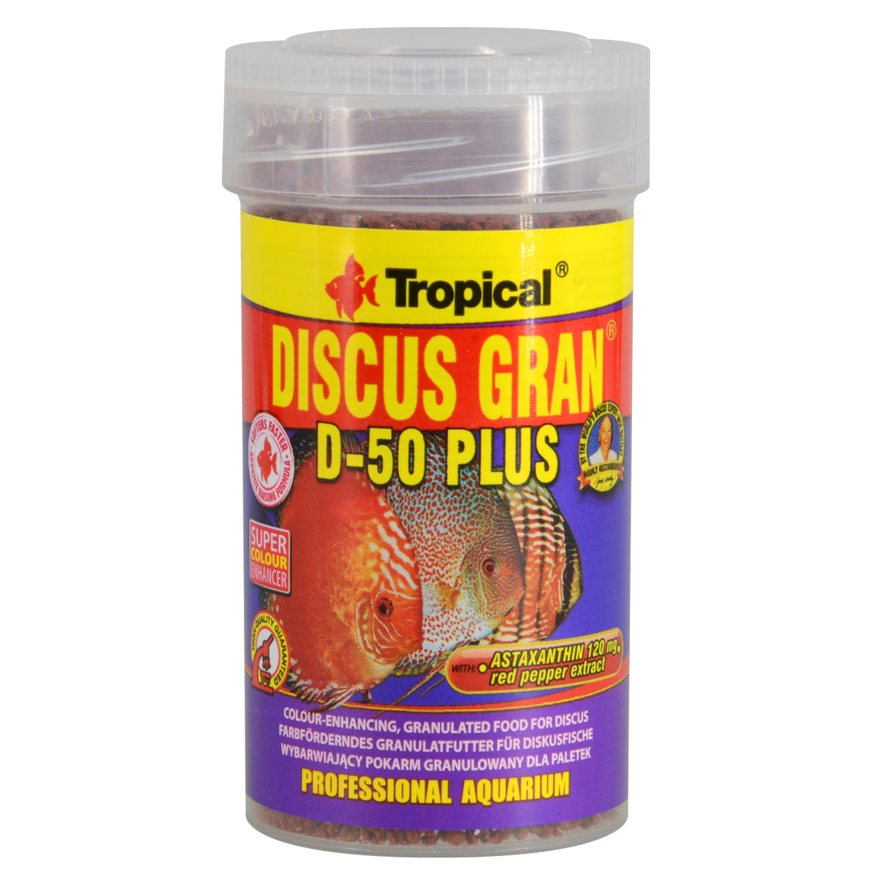 Granulés coulants Tropical Discus Gran D-50 Plus (sur commande)