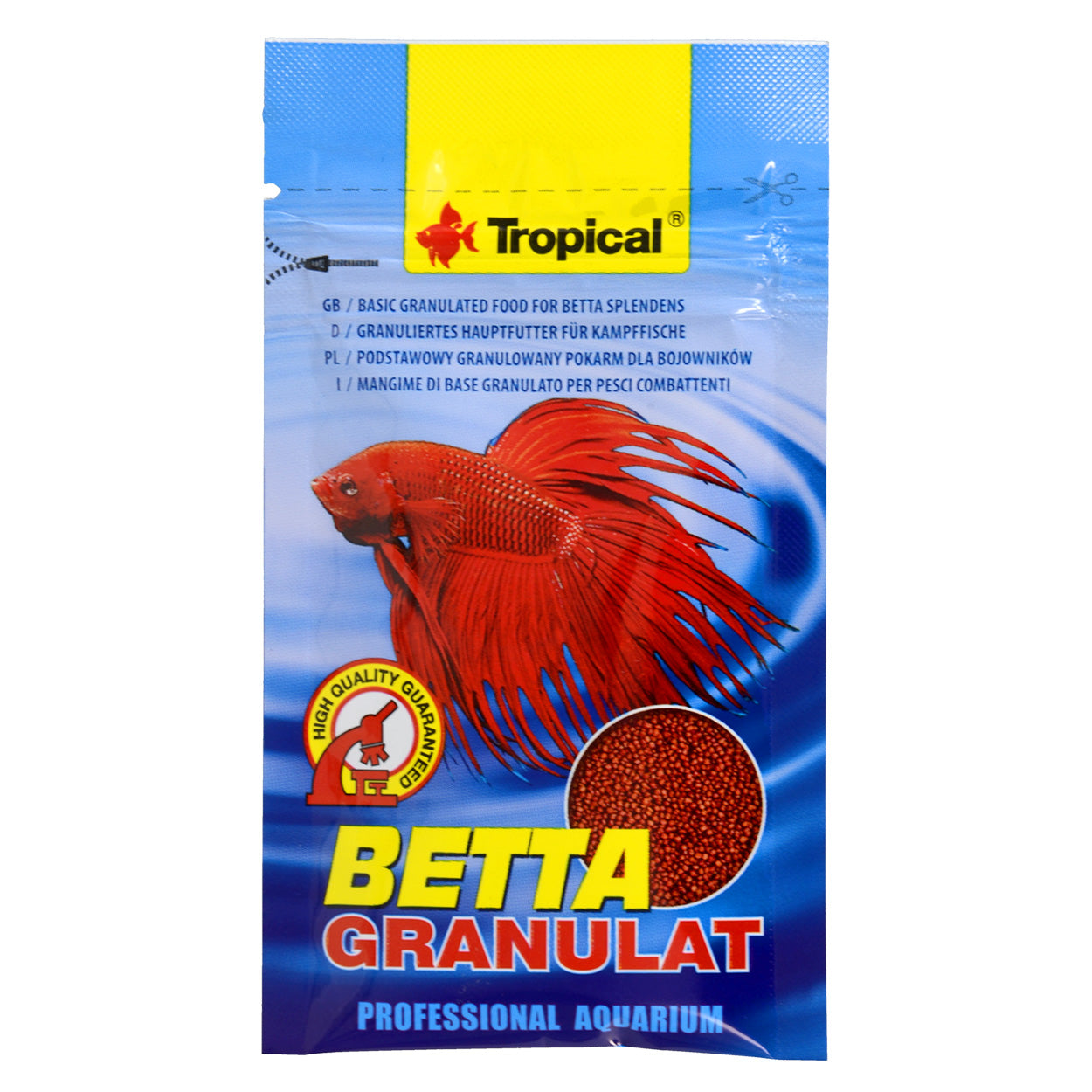 Granulés pour Betta Tropical (produit sur commande)