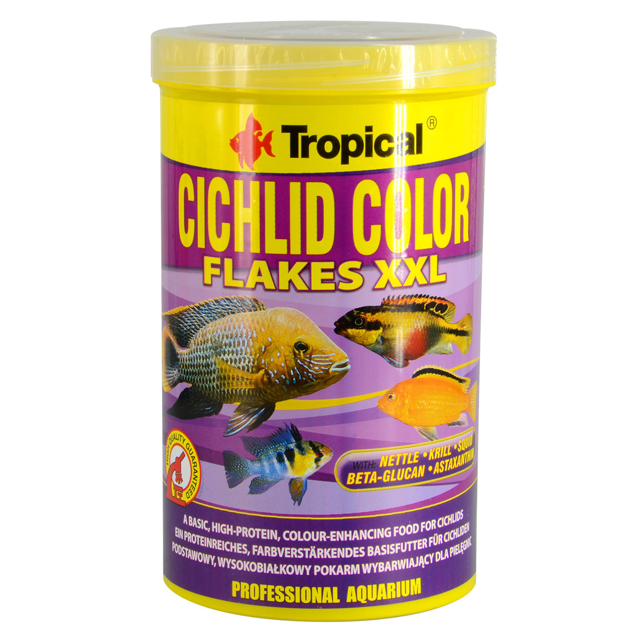 Flocons de couleur XXL pour cichlidés tropicaux (produit sur commande)