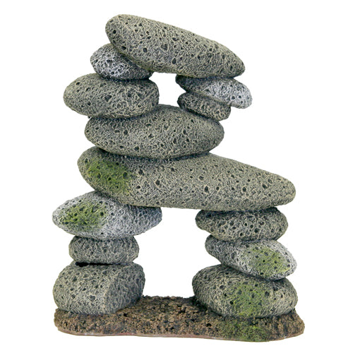 Arche de galets haute du ruban bleu