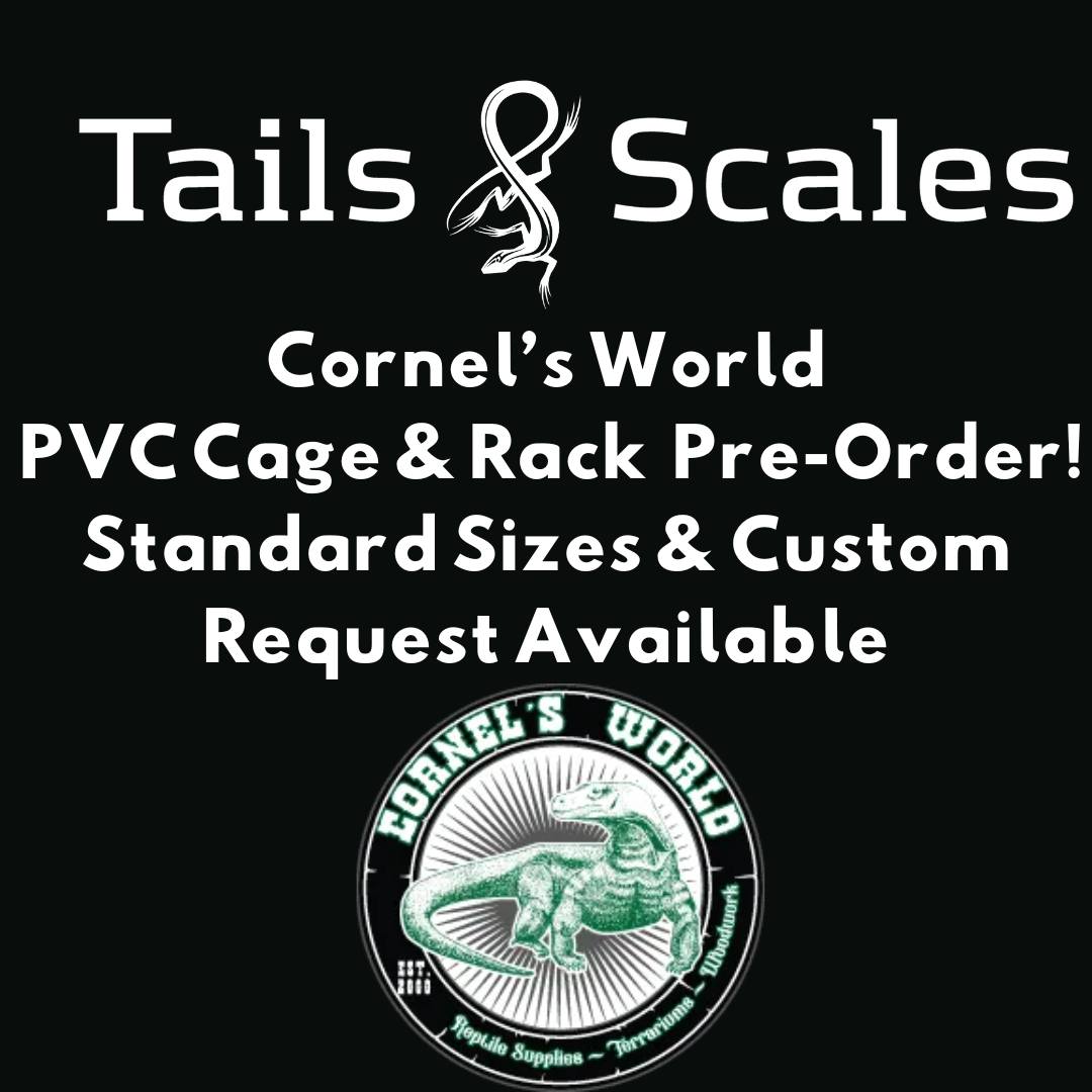 Cornel's World Flatpack PVC Cages - 3' Long Standard Cages - PRE-ORDER DEADLINE JUNE 1ST 2024