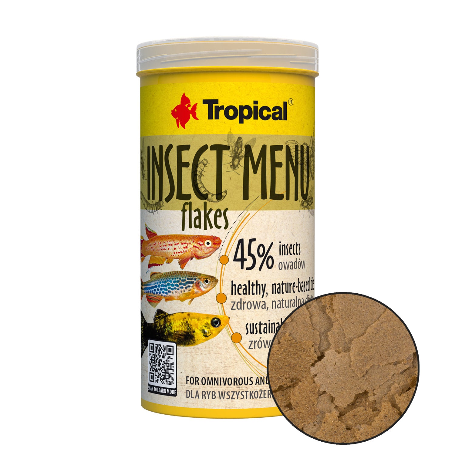 Flocons d'insectes tropicaux (produit sur commande spéciale)