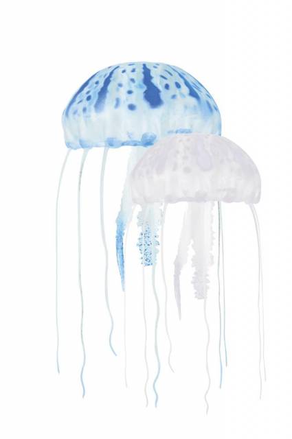 Décoration méduse flottante AQUATOP de taille moyenne (lot de 2)