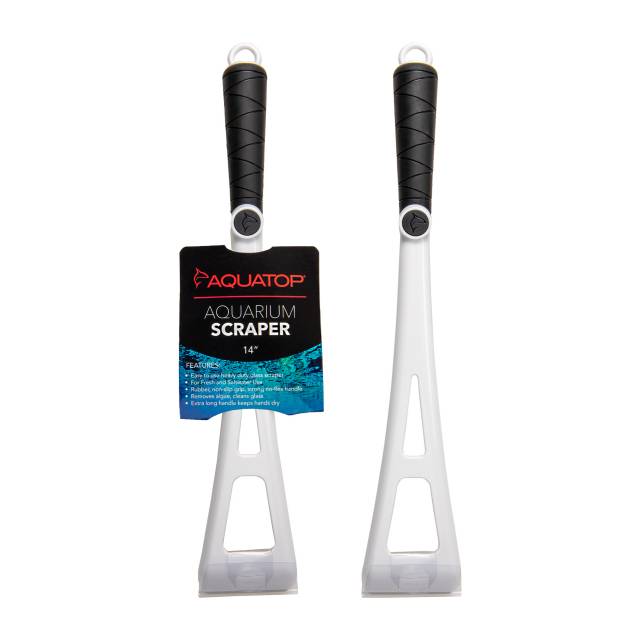 AQUATOP Grattoir d'aquarium en verre non rembourré avec lame