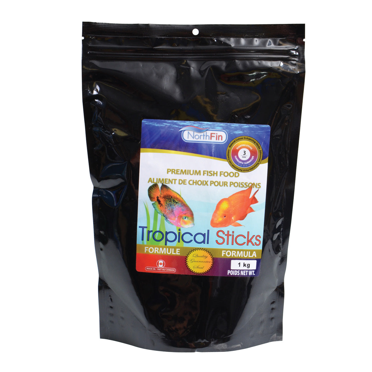 Granulés flottants Northfin Tropical Sticks Formula 3 mm (commande spéciale)