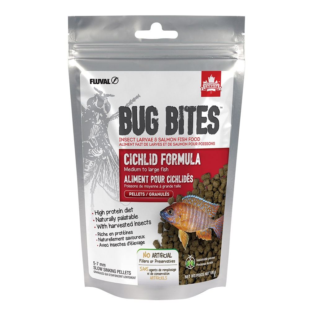 Formule Fluval Bug Bites pour cichlidés