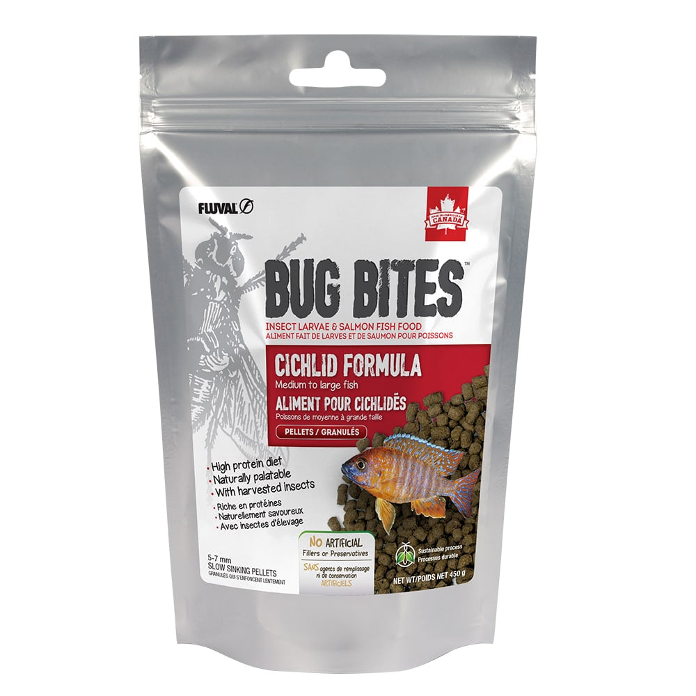 Formule Fluval Bug Bites pour cichlidés