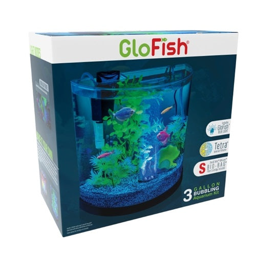 Tetra GloFish Half-Moon Bubbling Aquarium Kit