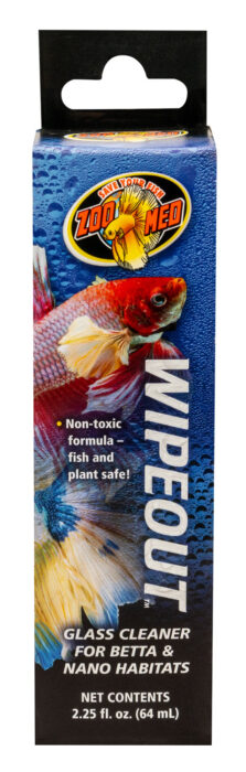 Nettoyant pour vitres Zoo Med Wipeout pour habitats Betta et Nano