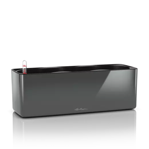 Pot triple auto-arrosant brillant Lechuza Cube