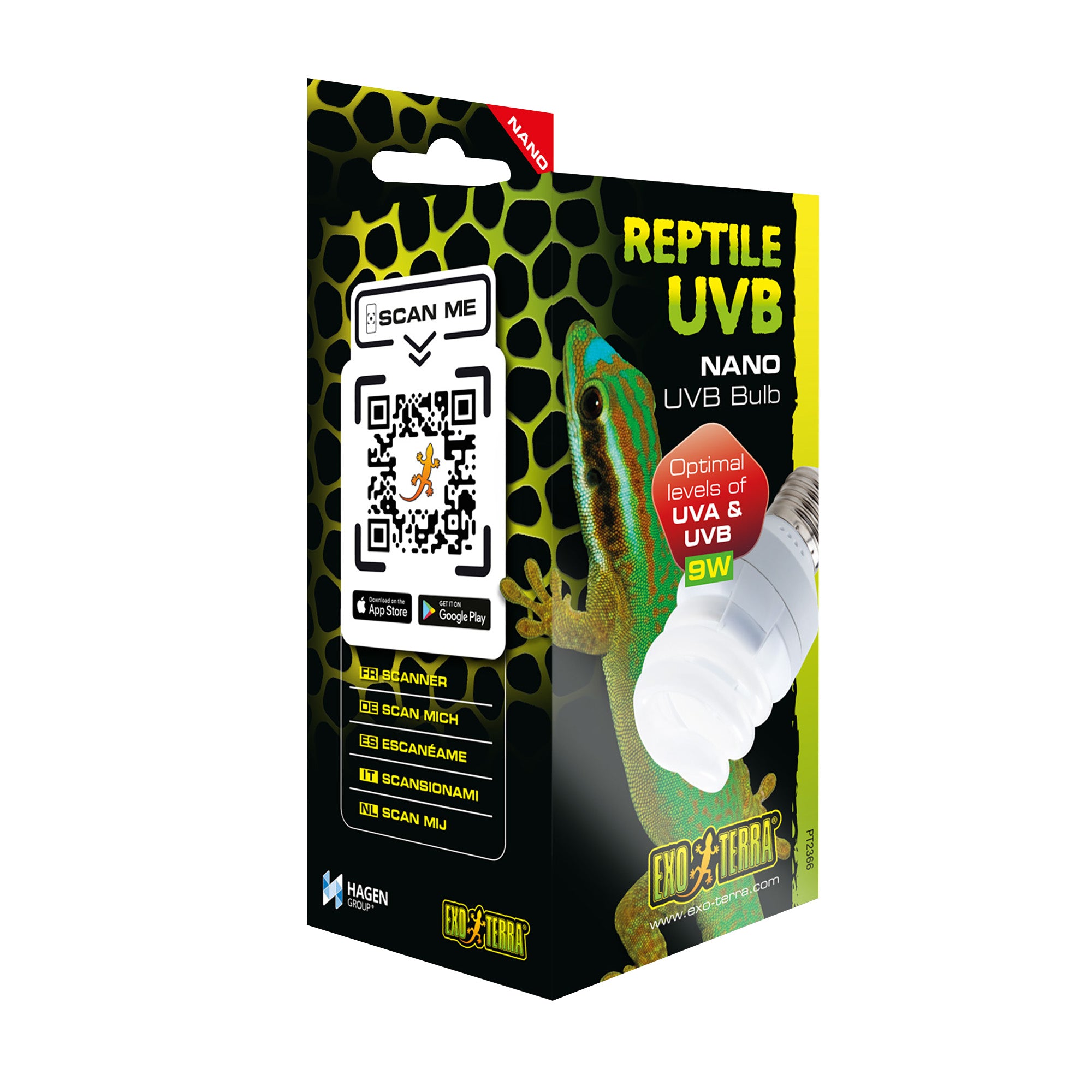 Ampoule UVB Exo Terra pour reptiles - Nano - 9 W (arrêté)
