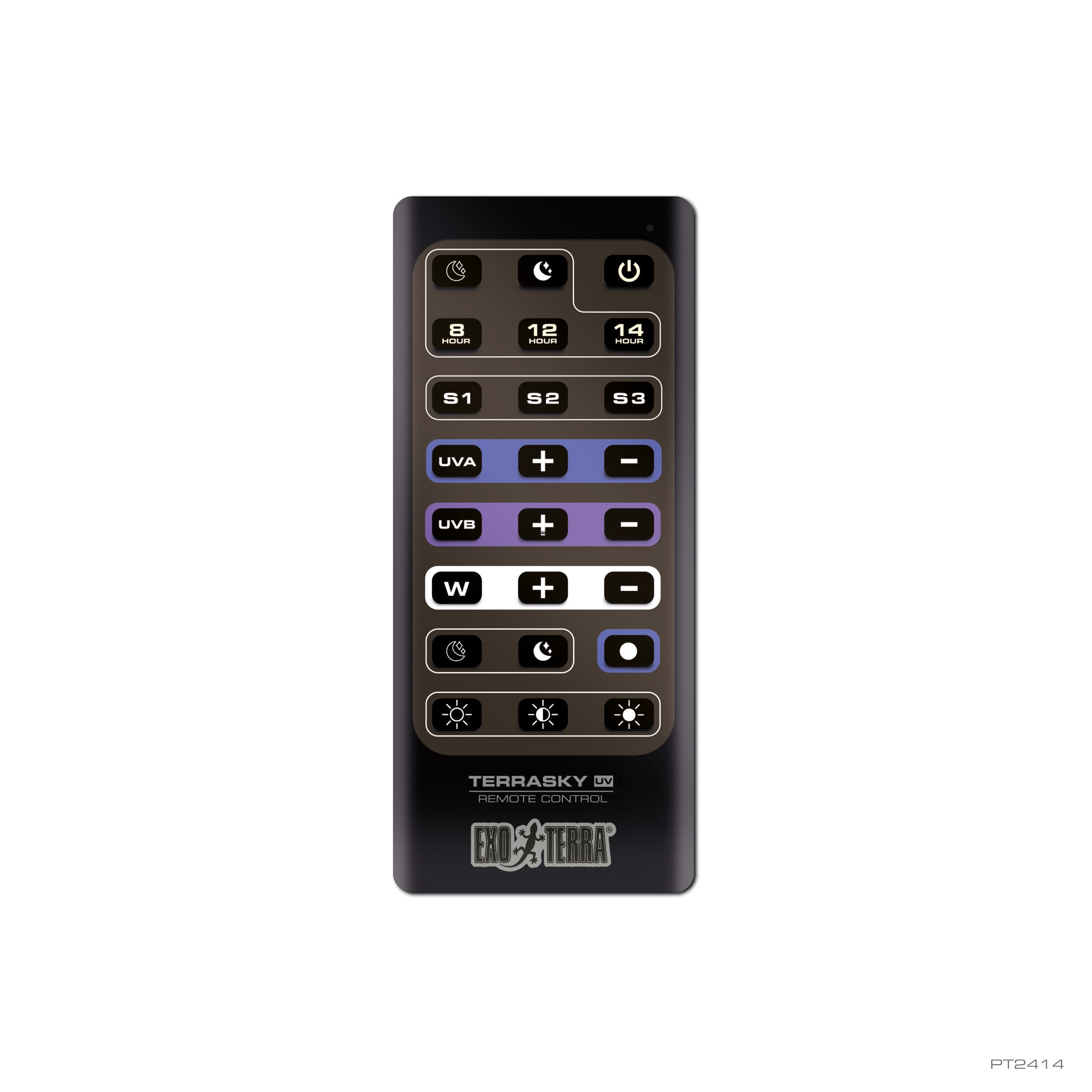 Exo Terra TerraSkyUV - Lampe LED UVB pour terrarium avec télécommande - 10 W