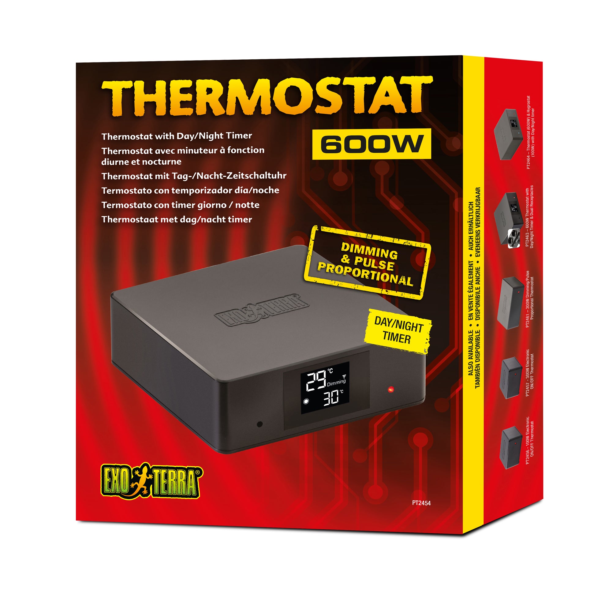 Thermostat Exo Terra 600 W avec minuterie jour/nuit