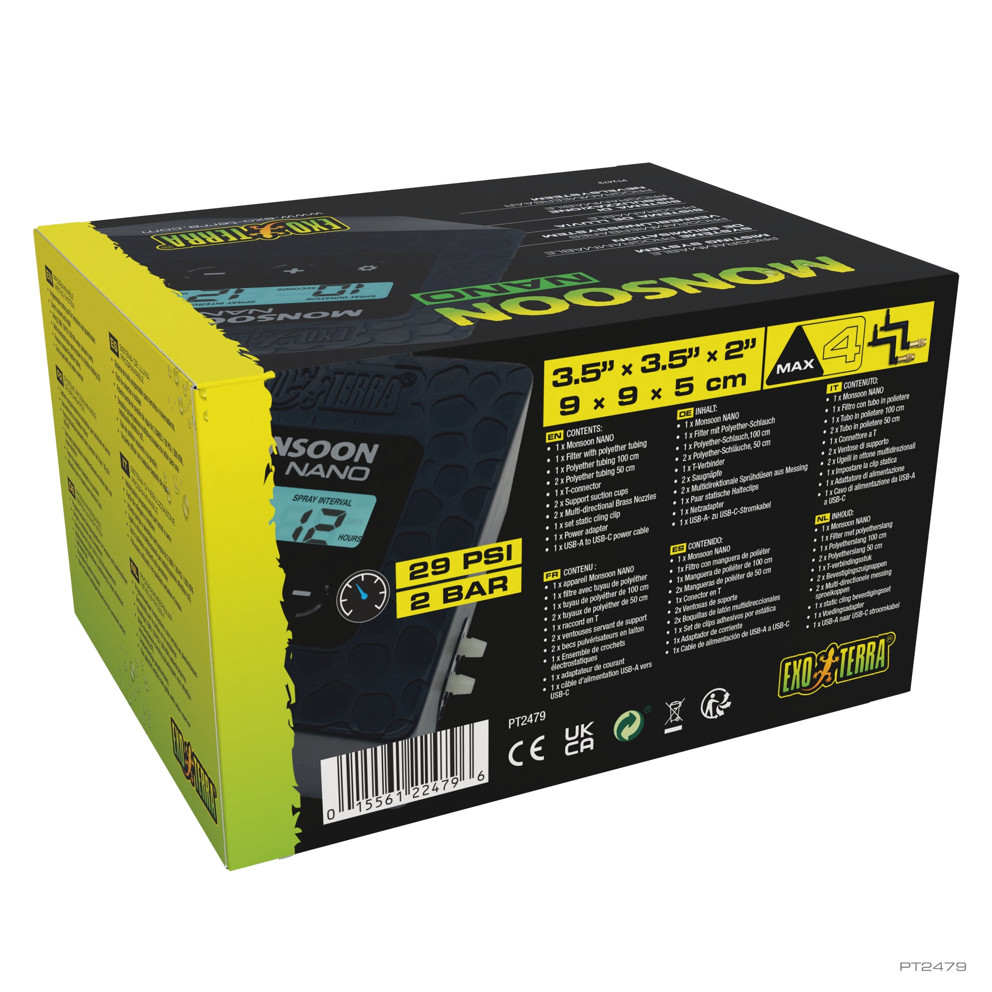 Système de brumisation programmable Exo Terra Monsoon NANO