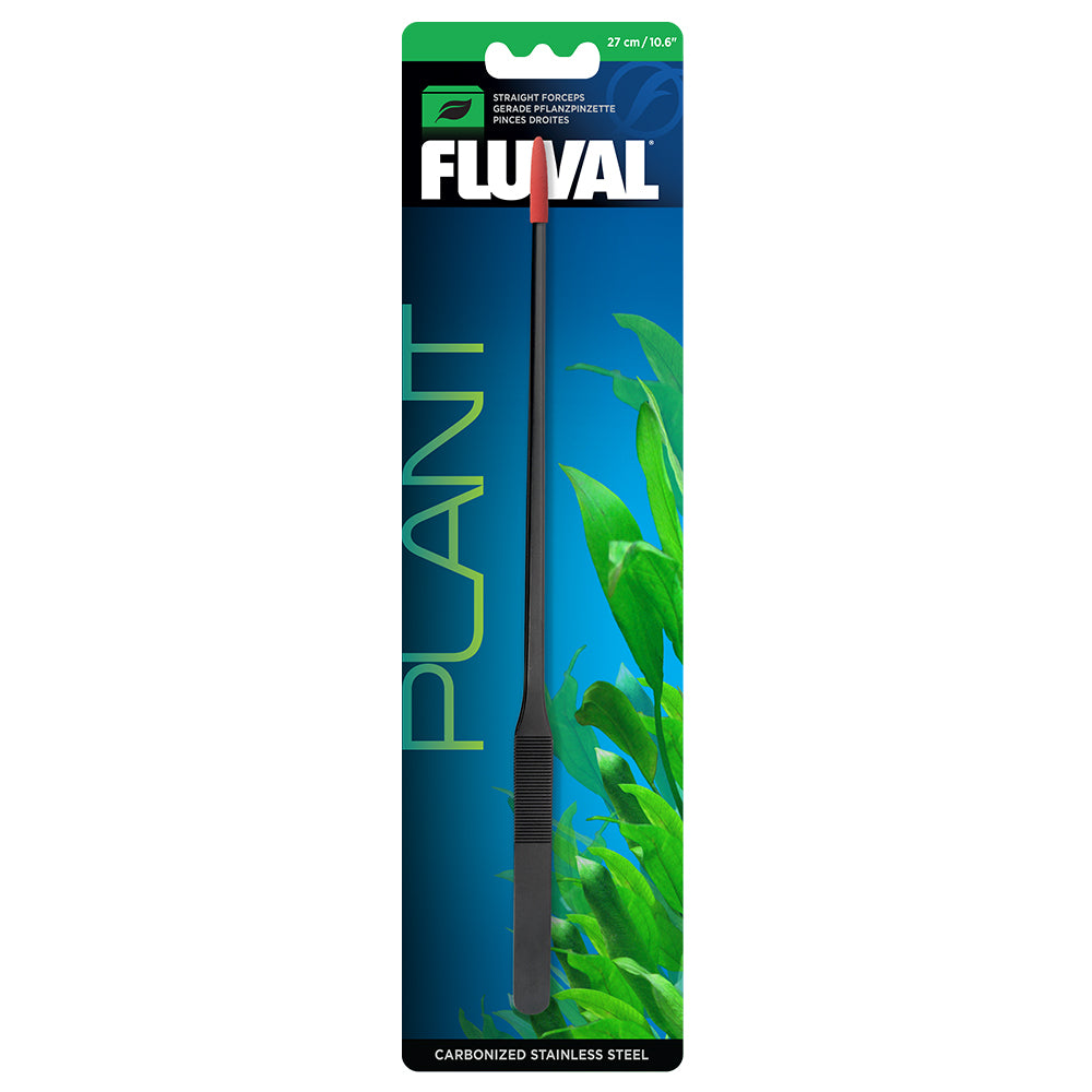 Pince droite Fluval en acier carbonisé