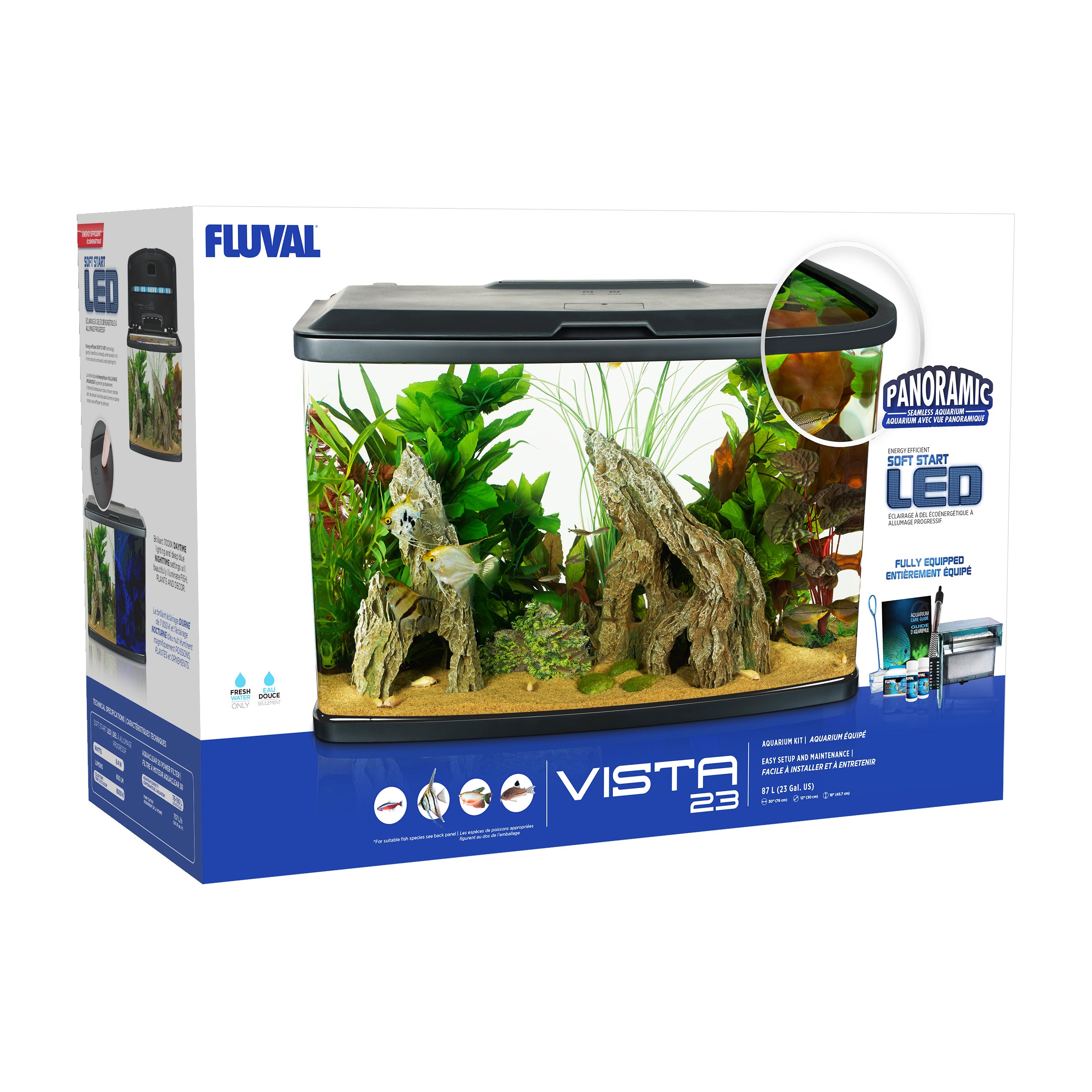 Fluval Vista Aquarium Kit 23 Gallon