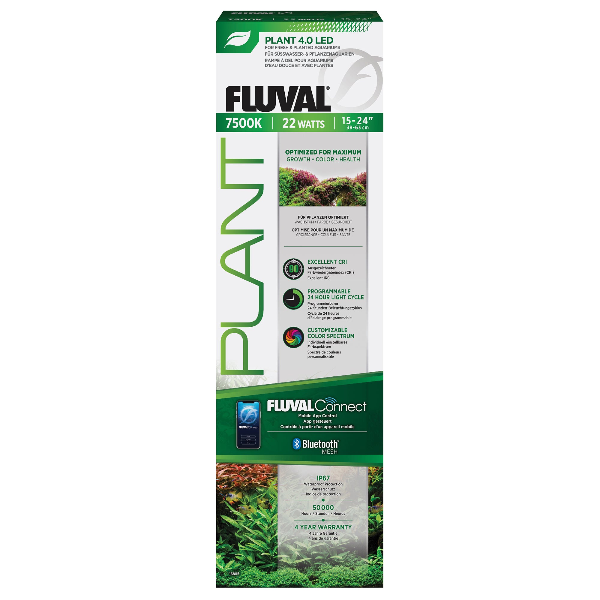 Fluval Plant 4.0 LED for Fresh & Planted Aquariums
