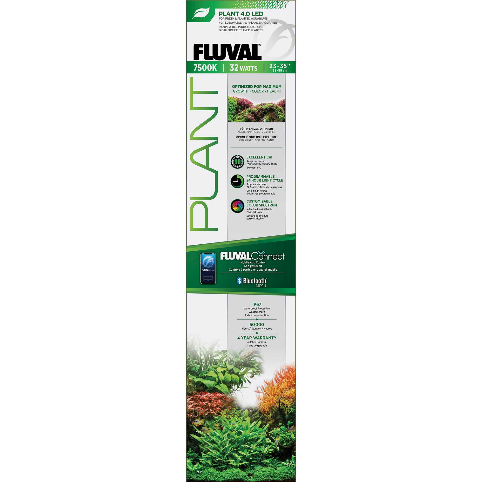 Fluval Plant 4.0 LED for Fresh & Planted Aquariums