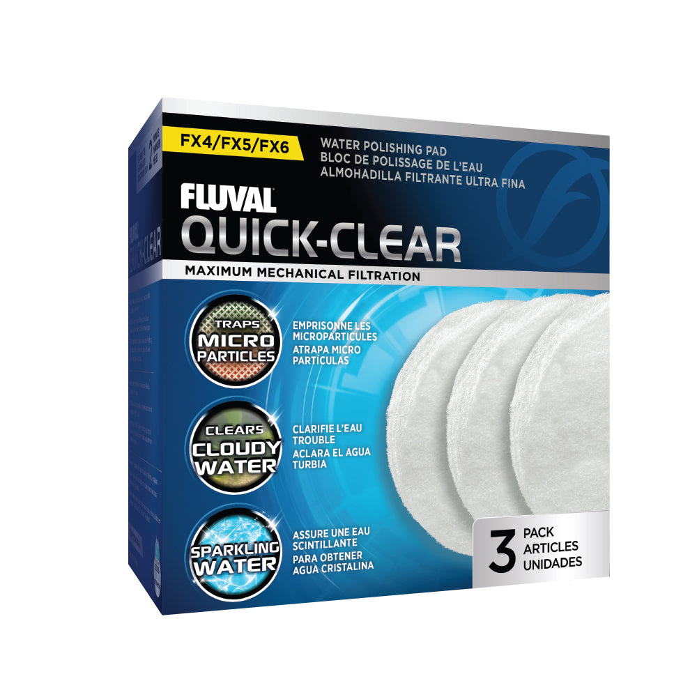 Fluval FX Series Quick-Clear, paquet de 3