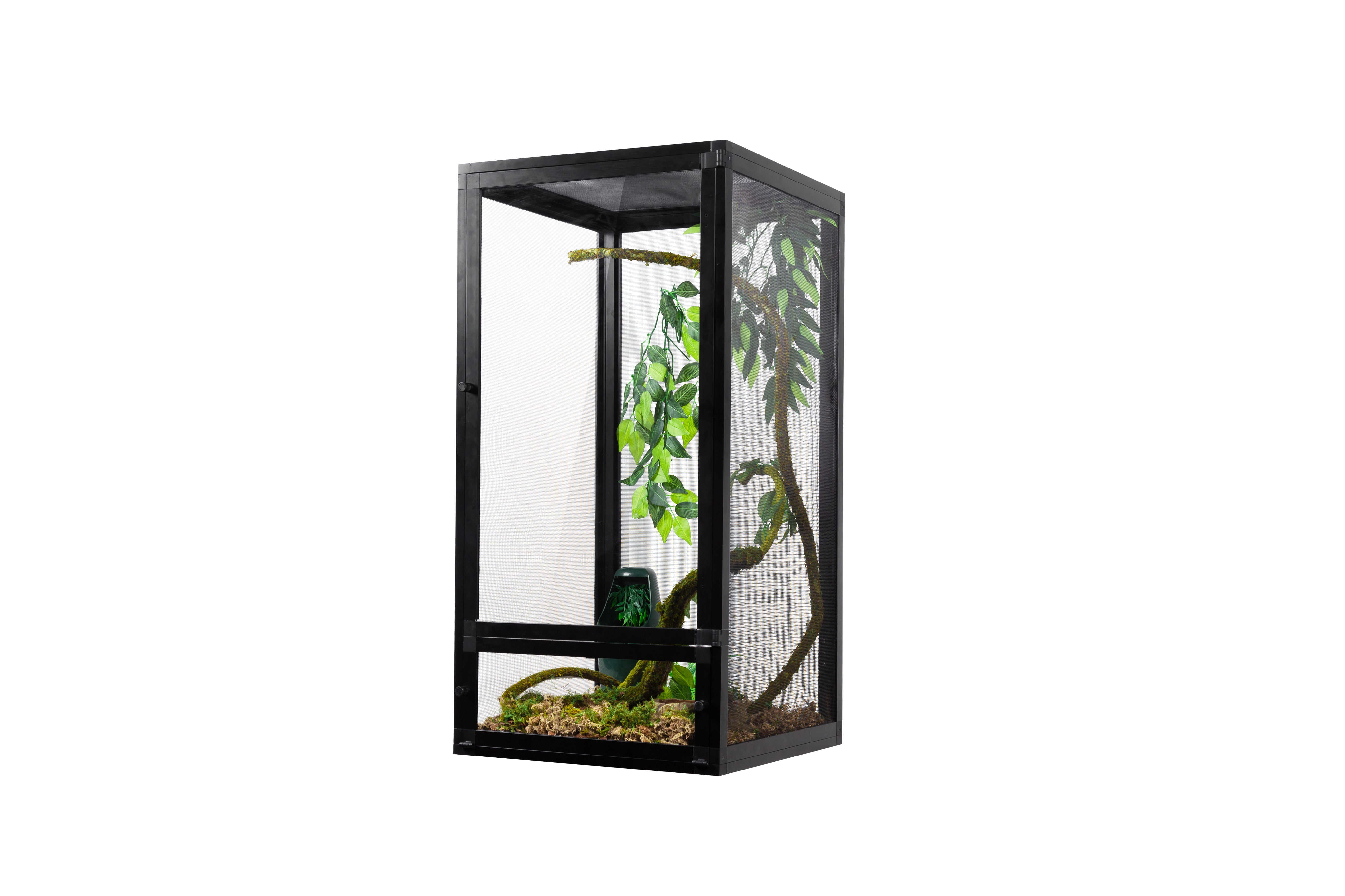 Enclos pliable ReptiZoo Deluxe avec moustiquaire et porte avant en acrylique (commande spéciale)