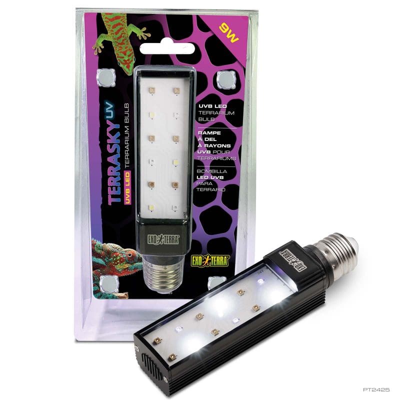 Exo Terra TerraSkyUV - Ampoule LED UVB pour terrarium - 9 W