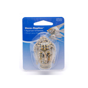 Vase ruban bleu avec mousse fibreuse