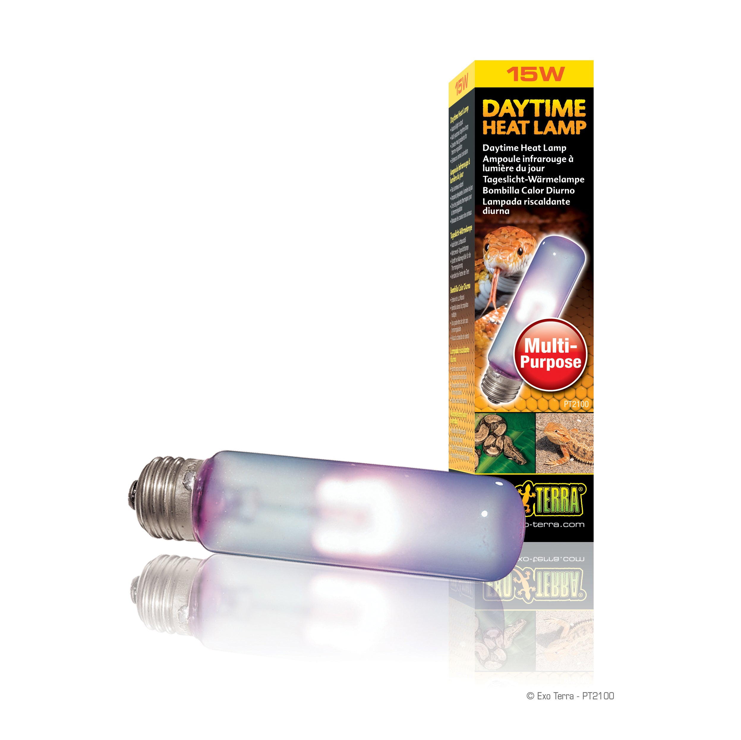 Lampe chauffante diurne Exo Terra (produit sur commande spéciale)
