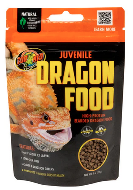 Nourriture naturelle Zoo Med pour dragon barbu (juvénile)