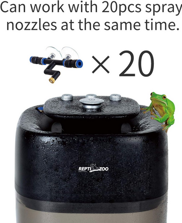 Système de brumisation/forêt tropicale intelligent de luxe ReptiZoo 10 L