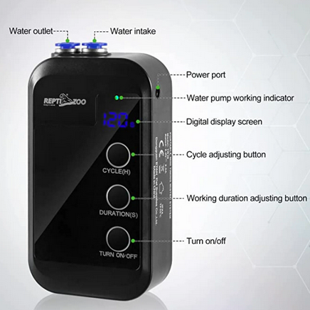 Système de brumisation de poche ReptiZoo