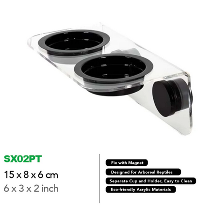 Rebord magnétique pour gecko ReptiZoo - 5 options