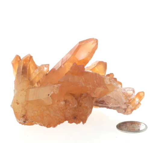 Amas de quartz mandarine