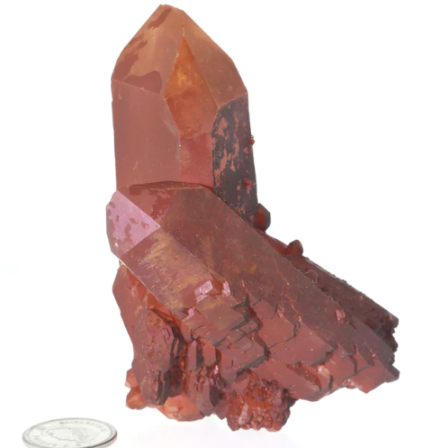 Amas de quartz mandarine