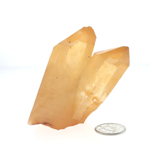 Amas de quartz mandarine