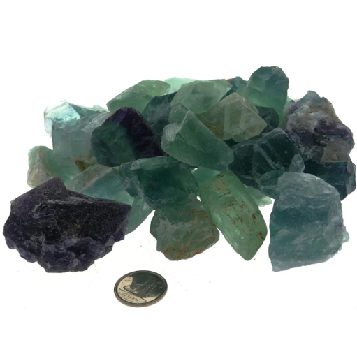 Fluorite violette et verte