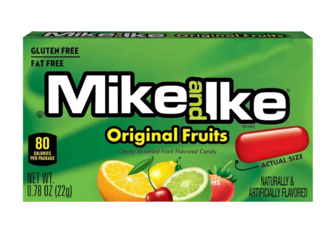 Mike et Ike - Fruits originaux 22 g