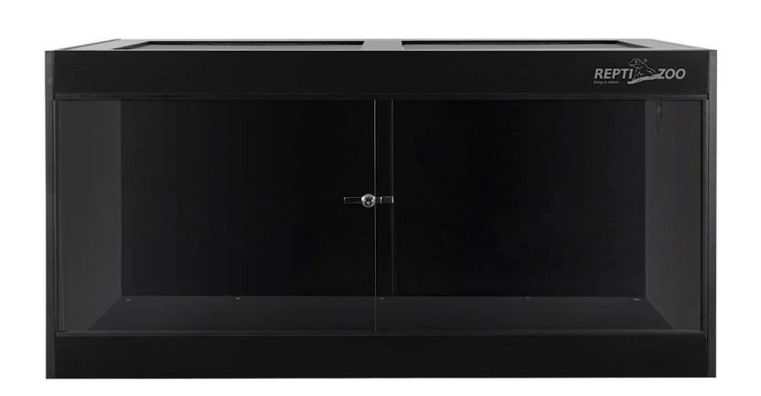 Reptizoo PVC Enclosure W/ Screen Top - Black (Special Order Product)