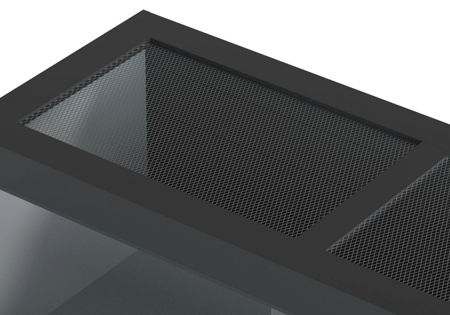 Enclos Reptizoo en PVC avec moustiquaire – Noir (commande spéciale)