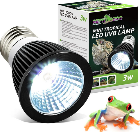 Mini lampe tropicale LED UVB ReptiZoo 3 W