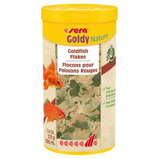 Sera Goldy Nature - Flocons pour poissons rouges