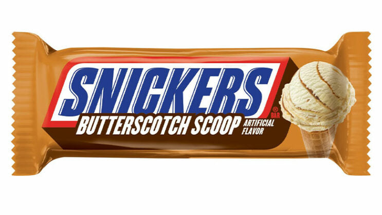 Barre de chocolat Snickers au caramel écossais - Format standard 40 g