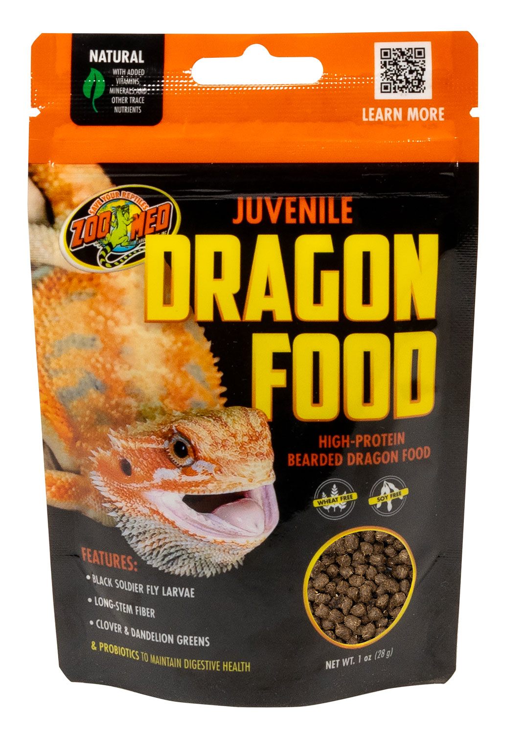 Nourriture naturelle Zoo Med pour dragon barbu (juvénile)