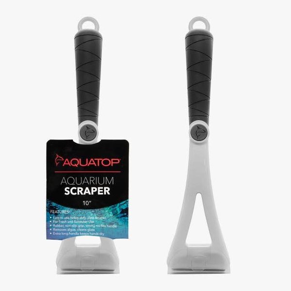 AQUATOP Grattoir d'aquarium en verre non rembourré avec lame