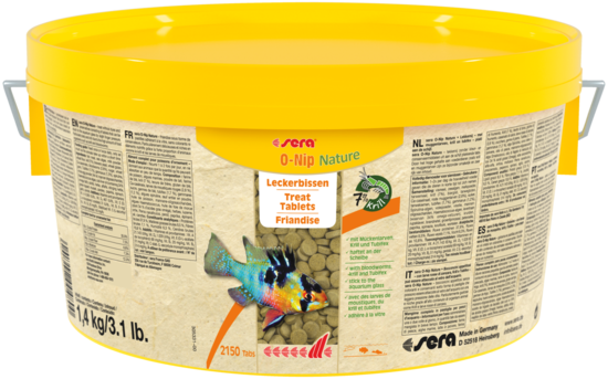 Comprimés Sera O-Nip Nature Treat (adhèrent au verre)